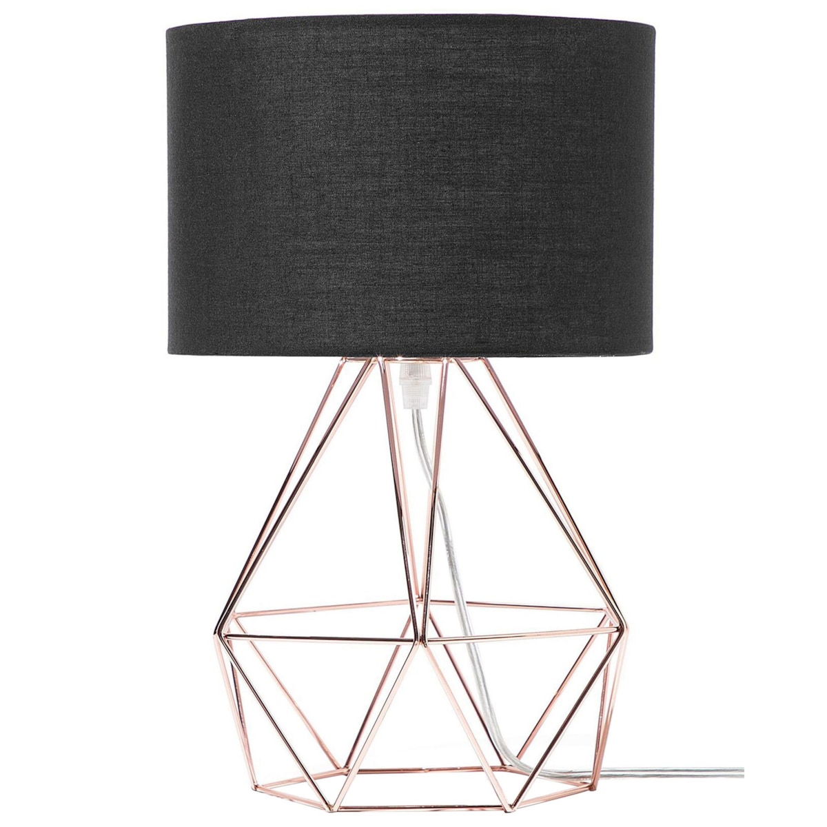 Lampka nocna metalowa miedziana MARONI