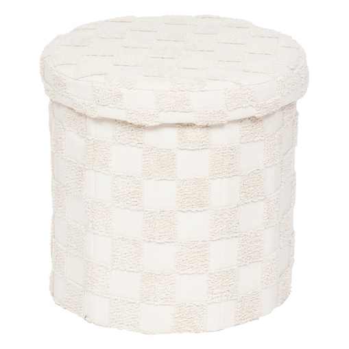 Pufa okrągła składana PASTI tuftowana, Ø 38 cm