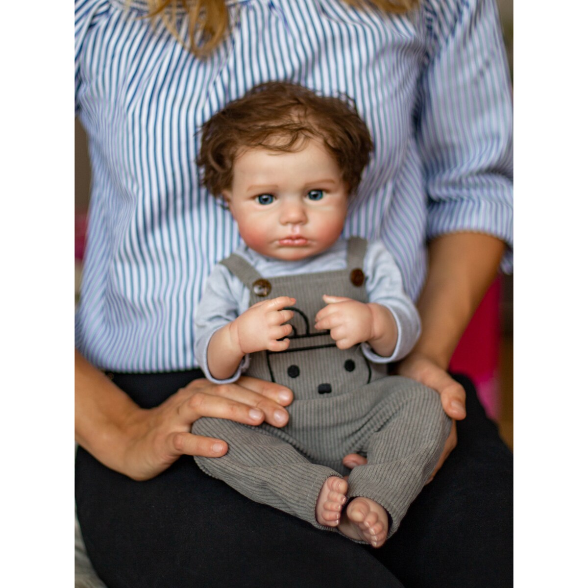 Lalka BOBAS Lalki reborn jak prawdziwe dziecko LALA Chłopak winylowa DOLL