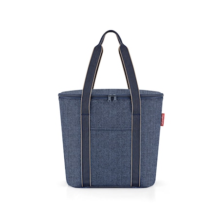 Torba thermoshopper, herringbone dark blue