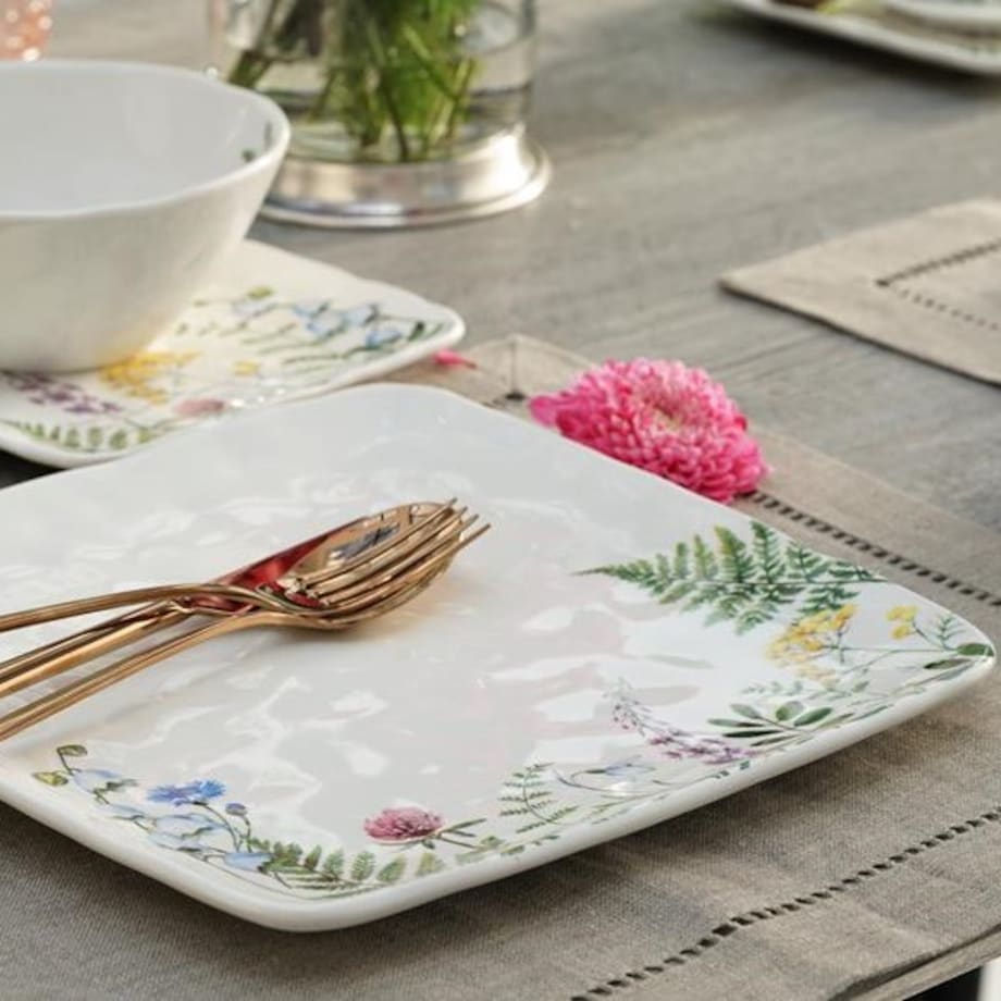 VILLA ITALIA Talerz płytki porcelanowy 26 x 26 cm PROWANSJA