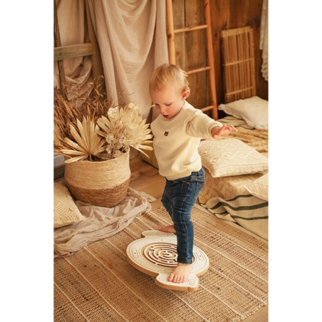 Dysk Balansowania dla dzieci balansujący DREWNIANY CERTYFIKOWANY