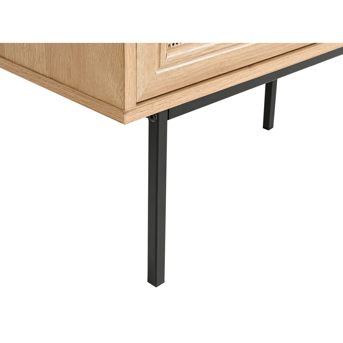 Szafka RTV PASCO Rattan Jasnobrązowy