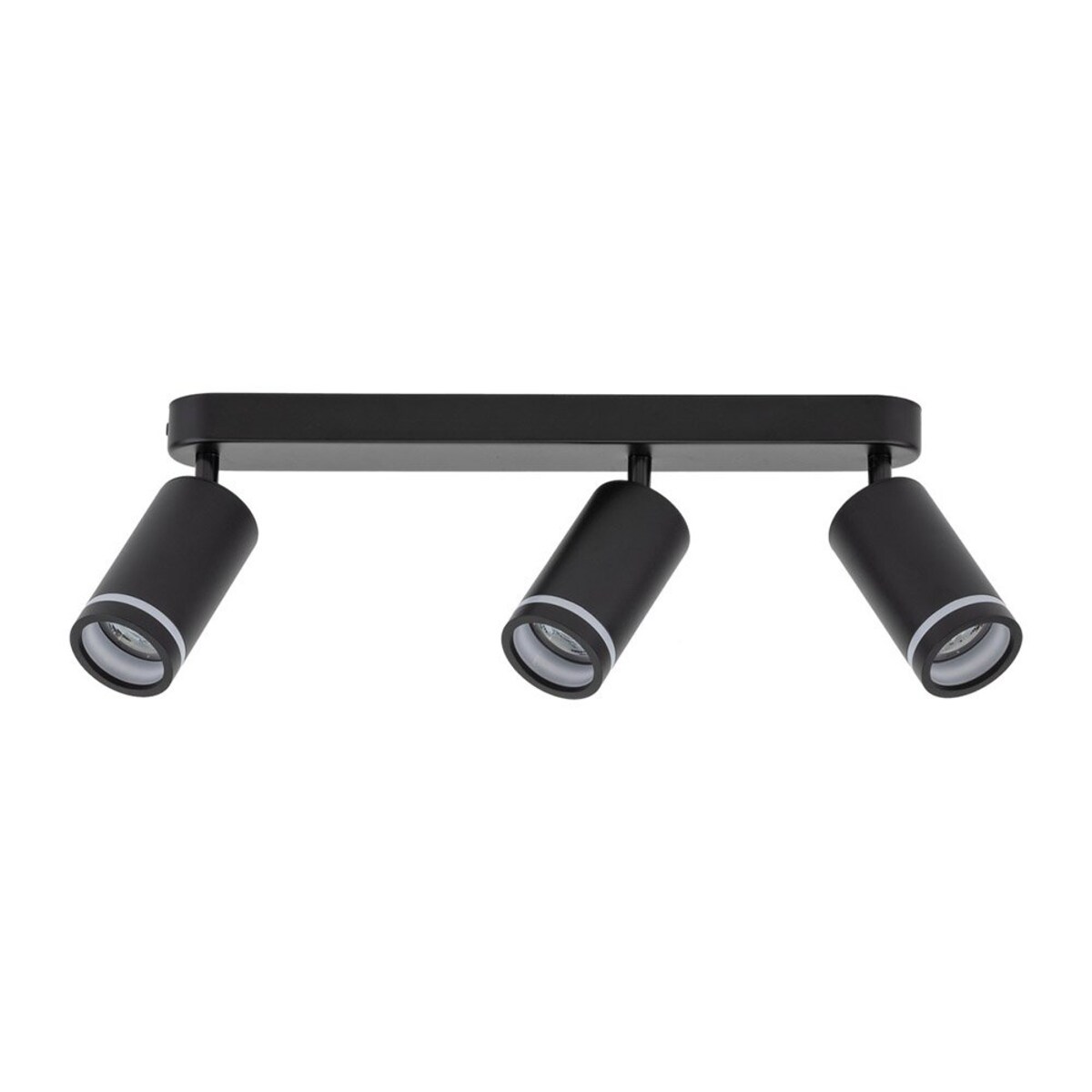 Lampa sufitowa reflektor JET BLACK 6914 TK Lighting czarna listwa 3xGU10 regulowane spoty LED do salonu kuchni