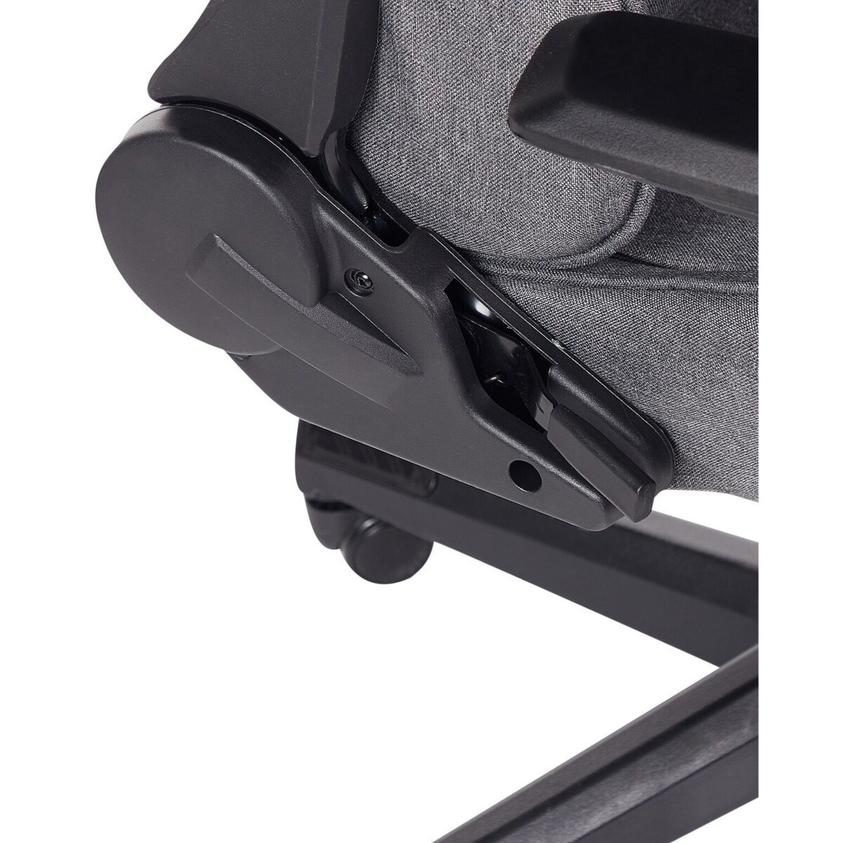 Krzesło biurowe regulowane ciemnoszare WARRIOR