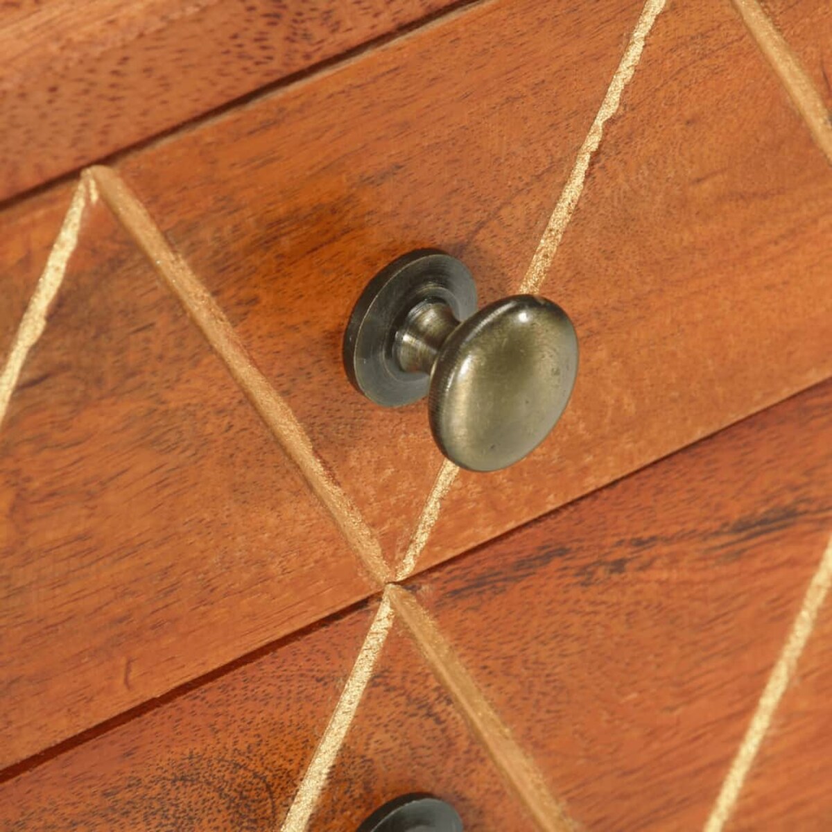 vidaXL Szafka nocna, 43x30x58 cm, lite drewno mango