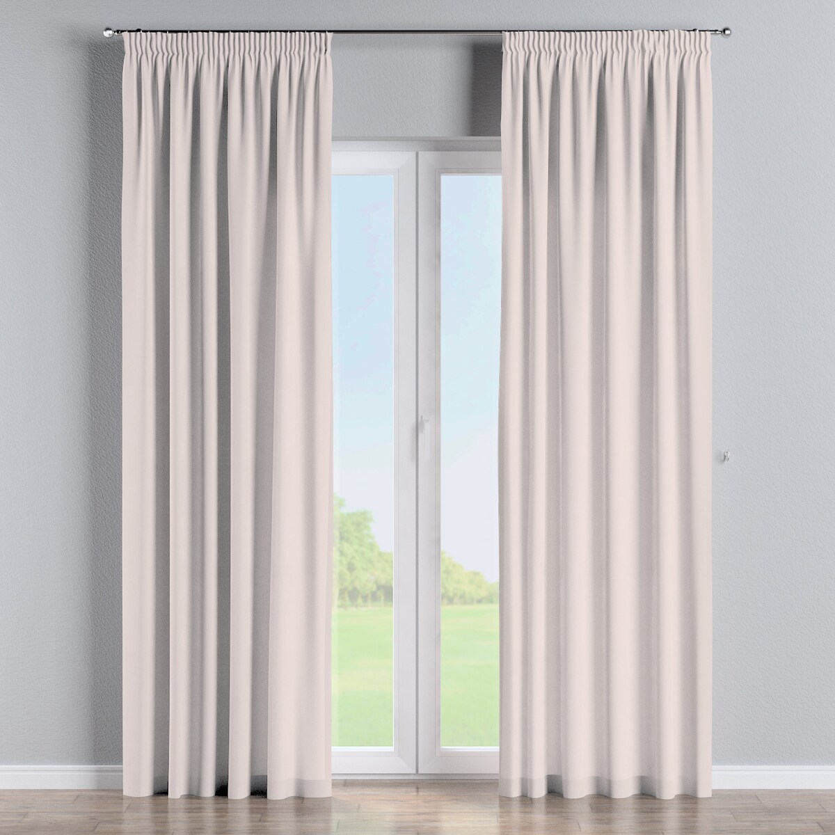 Zasłona na taśmie marszczącej 1 szt. 130x245 ecru