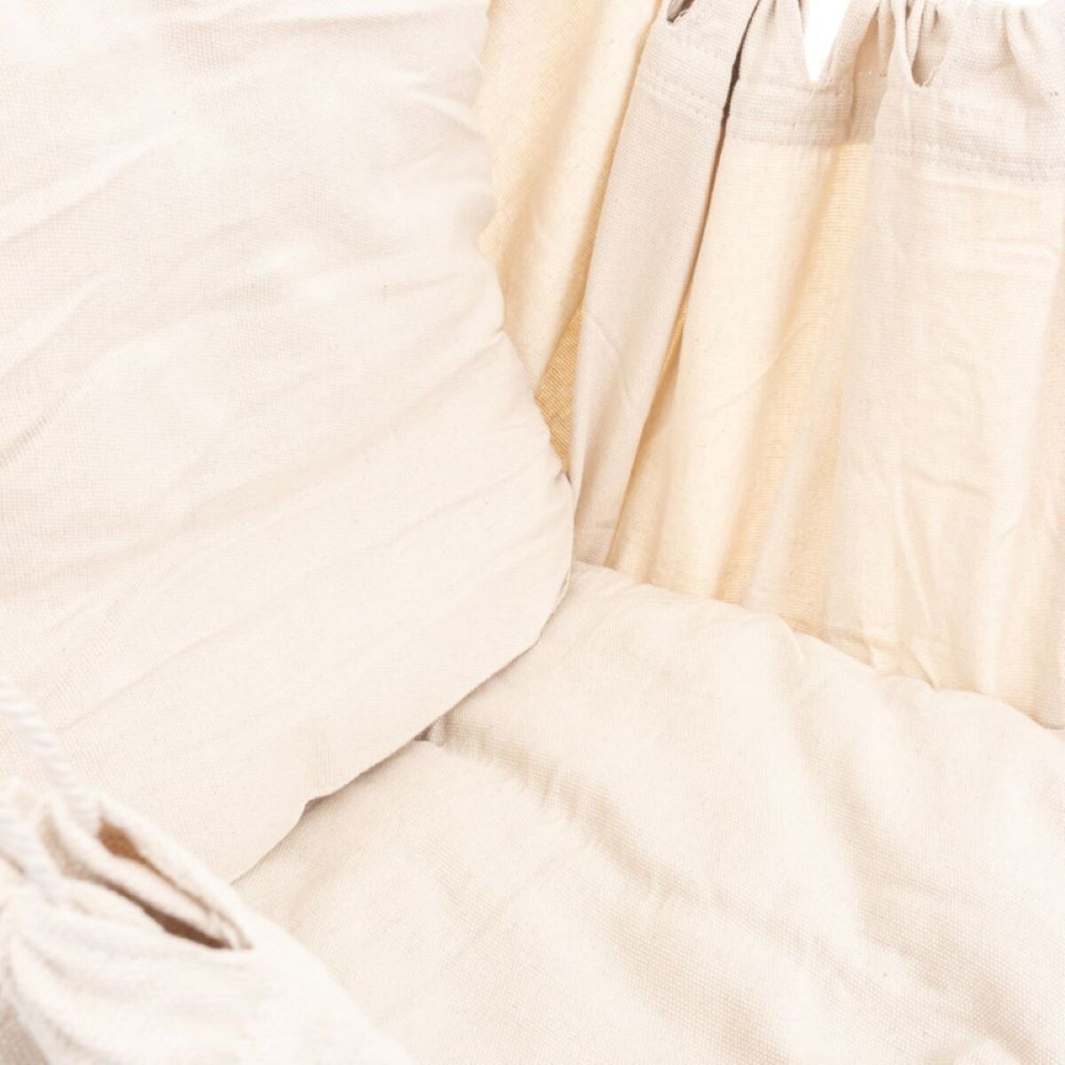 Krzesło wiszące ogrodowe hamak, brazylijskie L beżowe