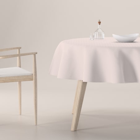 Obrus okrągły 130 x 130 cm ecru