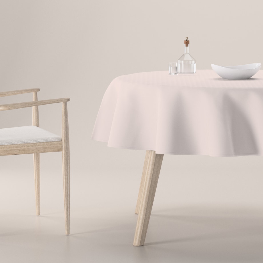 Obrus okrągły 130 x 130 cm ecru