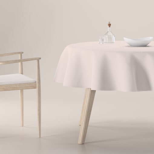 Obrus okrągły 130 x 130 cm ecru