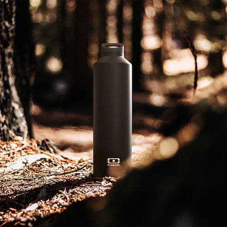 Butelka termiczna czarna Steel, 500 ml, Monbento