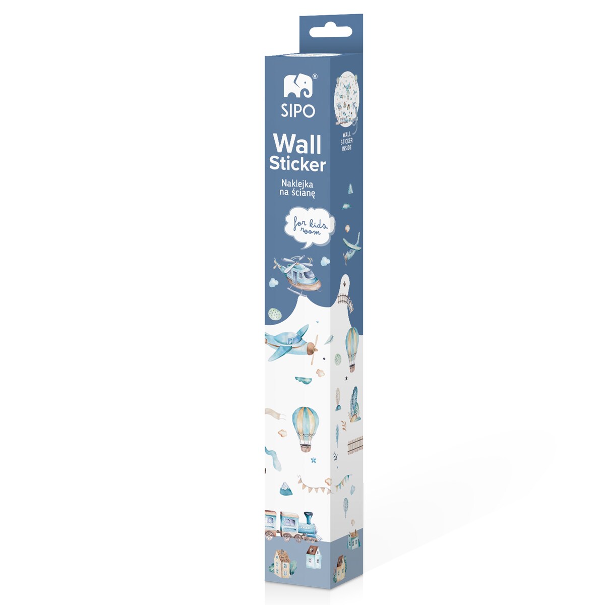 naklejki na ścianę do pokoju dziecka, sipo, samoloty i balony