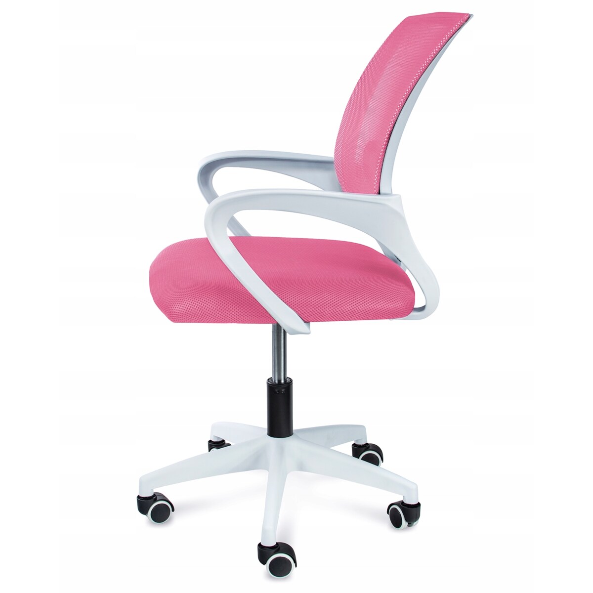 Krzesło biurowe profilowane SMART różowe