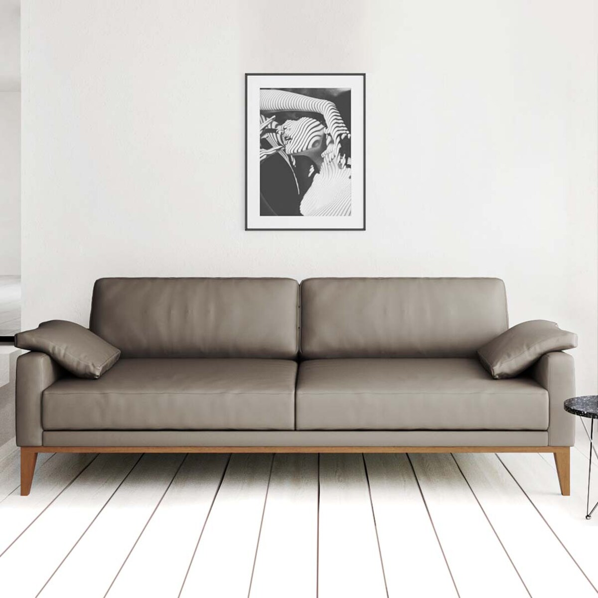 Sofa 3-osobowa Musso brązowa