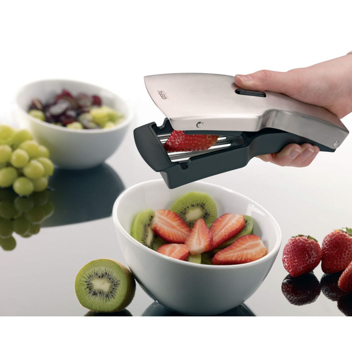 Ręczna krajalnica do warzyw i sera, poręczna i wygodna