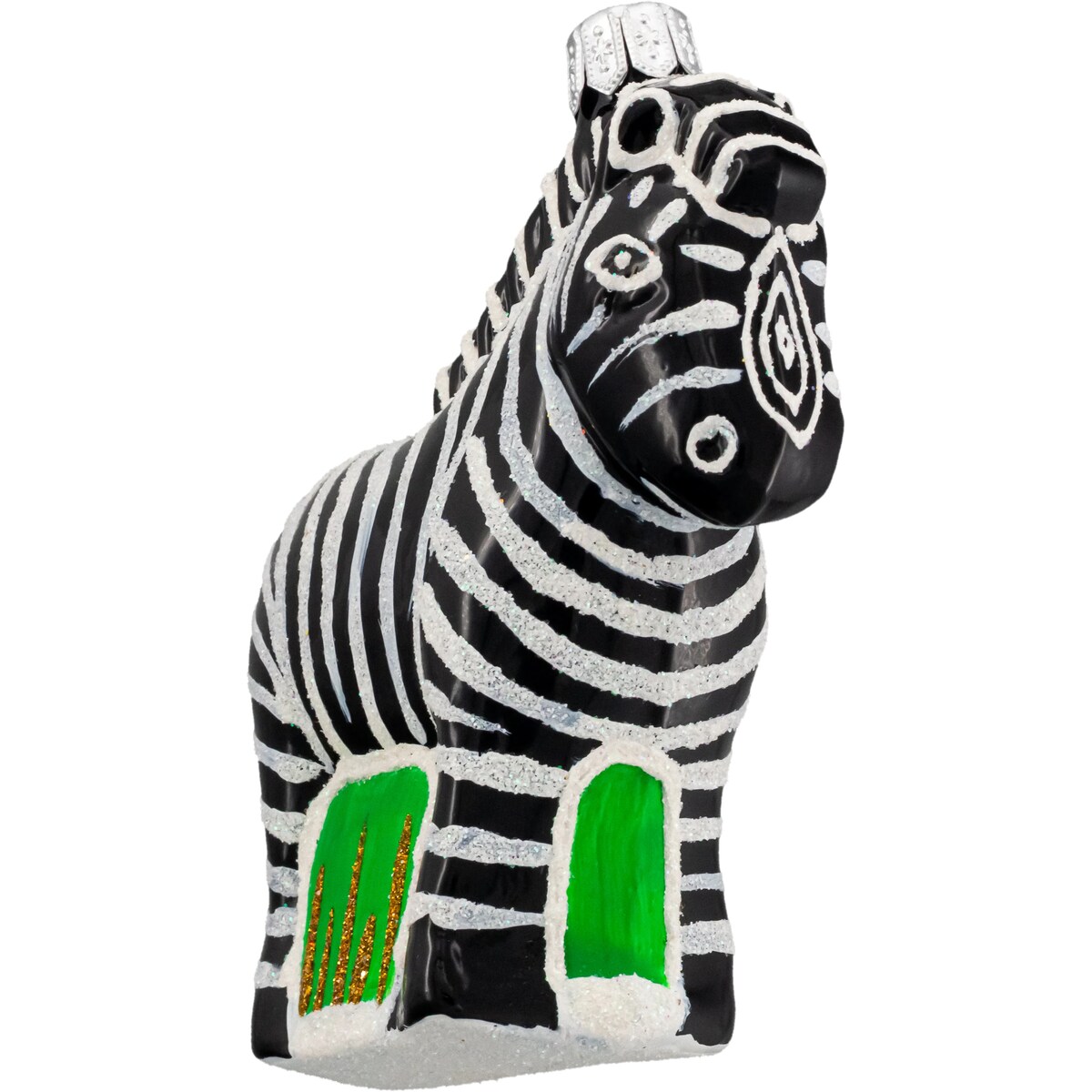 Bombka choinkowa szklana - Zebra