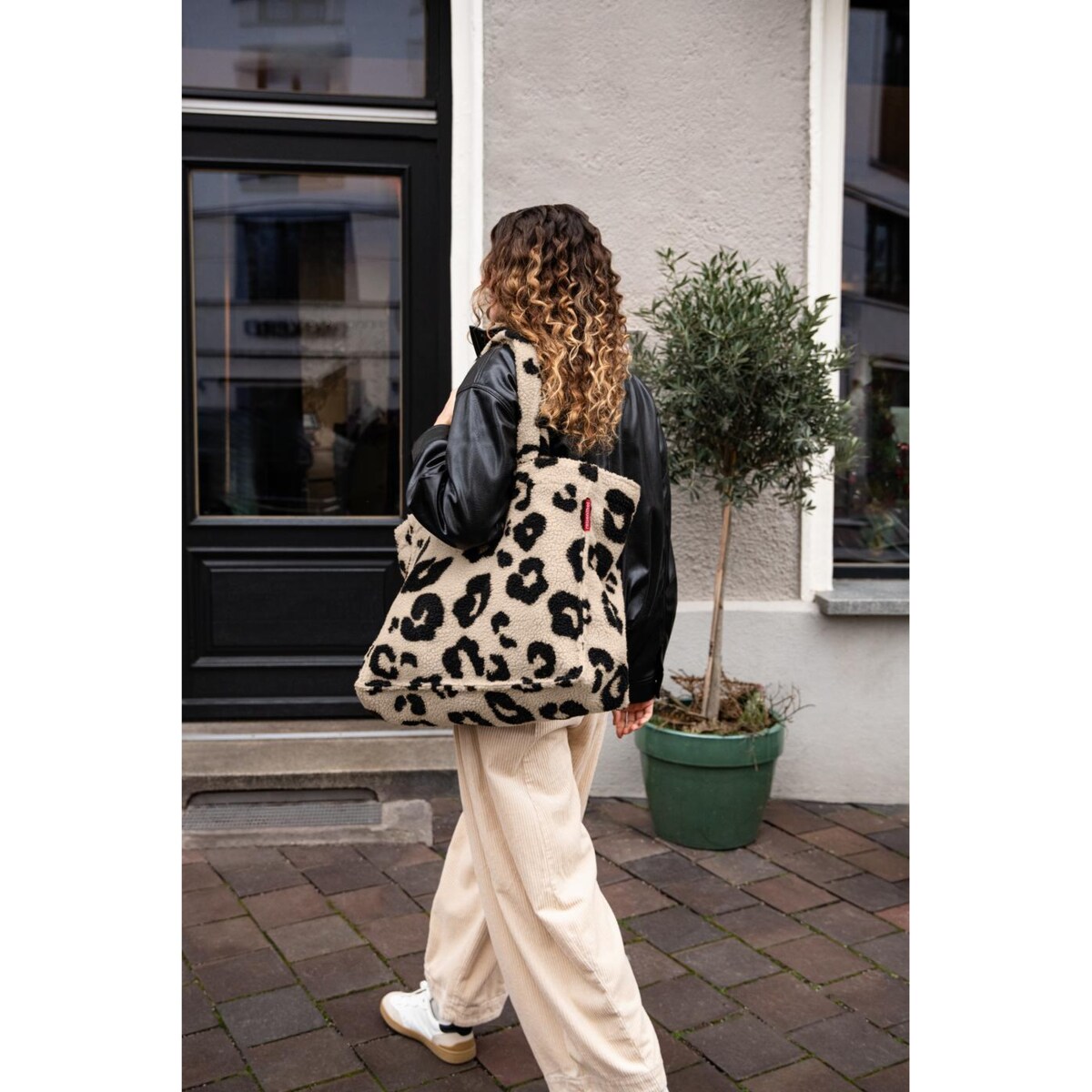 Torba SOFTSHOPPER, teddy leo cream
