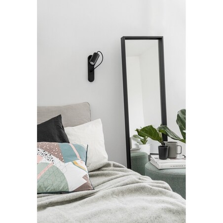 KOP F czarna lampa ścienna / kinkiet