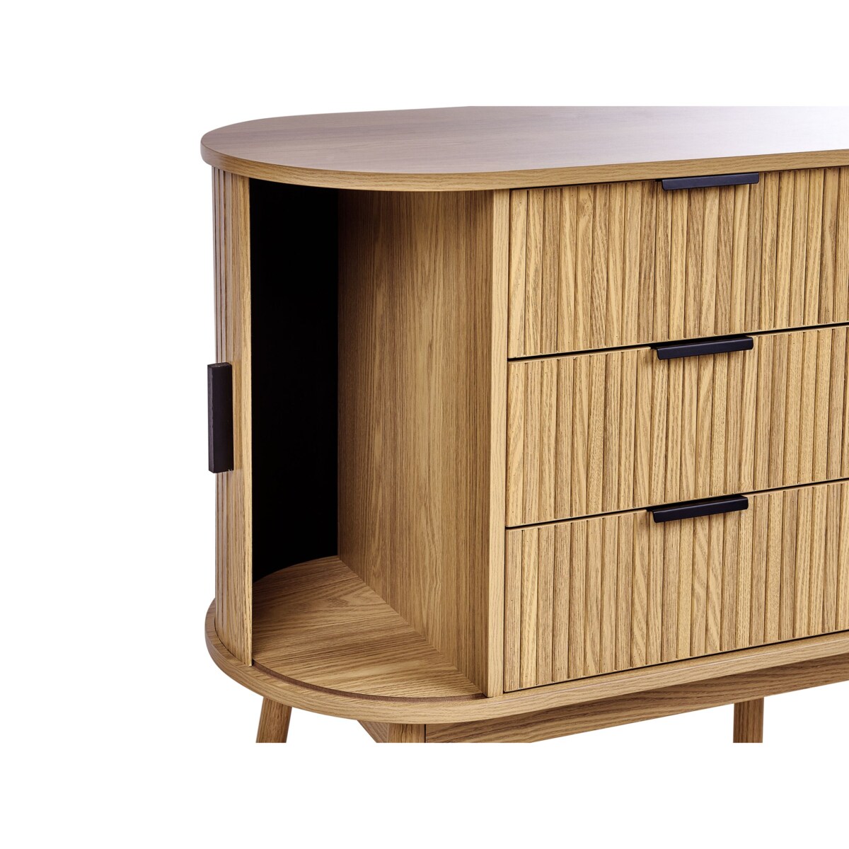 Komoda 6 szuflad jasne drewno SELAH