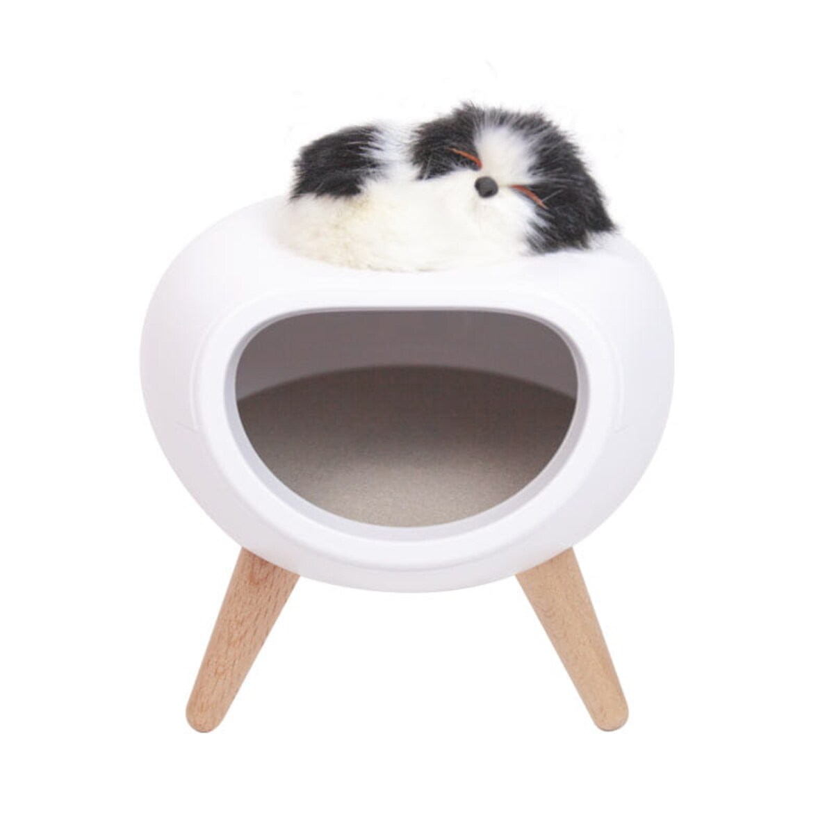 Lampka nocna dla dzieci z pieskiem - biała