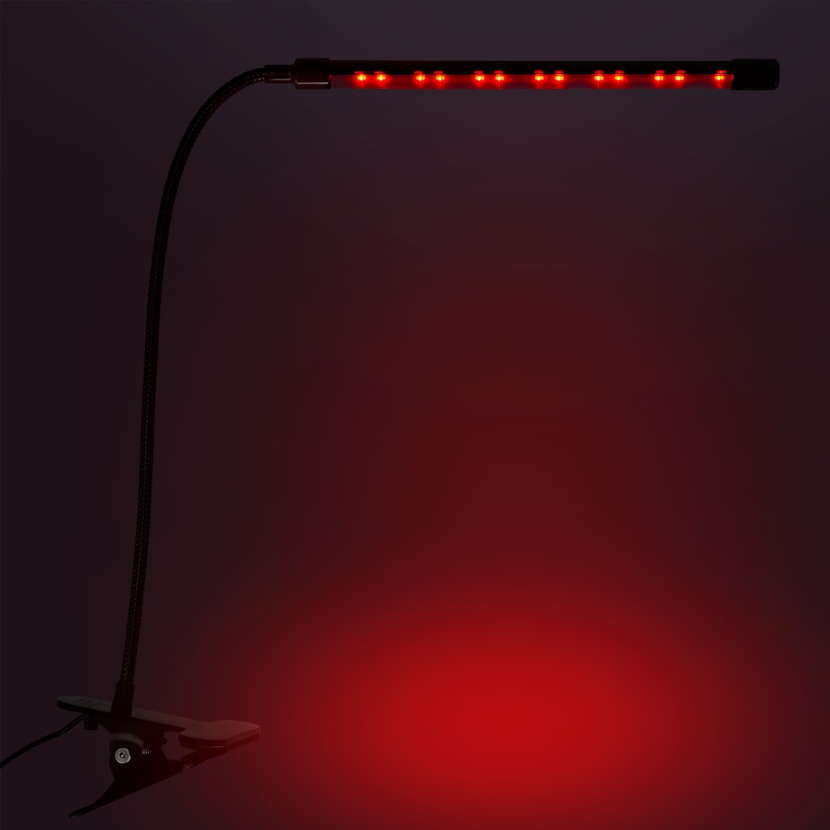 Lampa Led Do Wzrostu Roślin 20 Diod Timer 9 W Uprawa Roślin Do Domu Z Zasilaczem Sieciowym