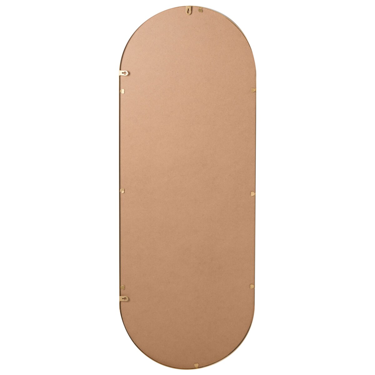 Lustro ścienne AZEVILLE 46 cm 122 cm Metal Złoty