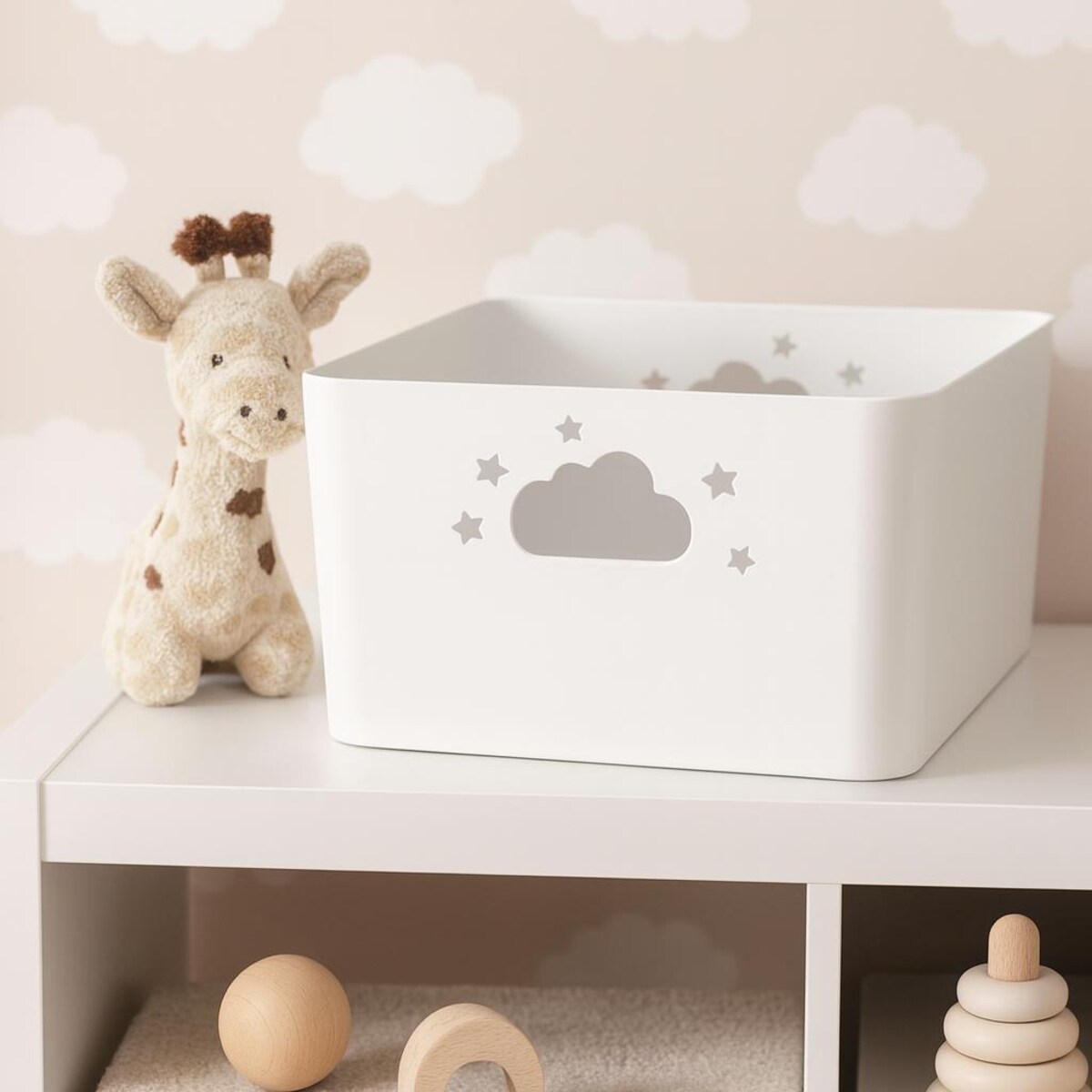 Pojemnik na zabawki SKY, 34,5 x 25 x 15 cm