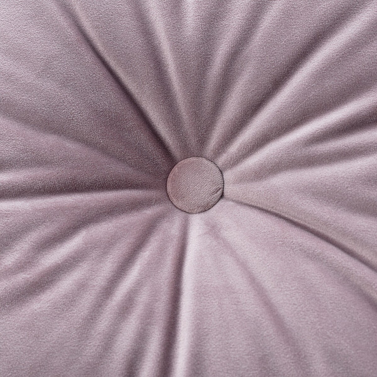 Poduszka kwadratowa Velvet z guzikiem, zgaszony róż, 37 x 37cm, Velvet