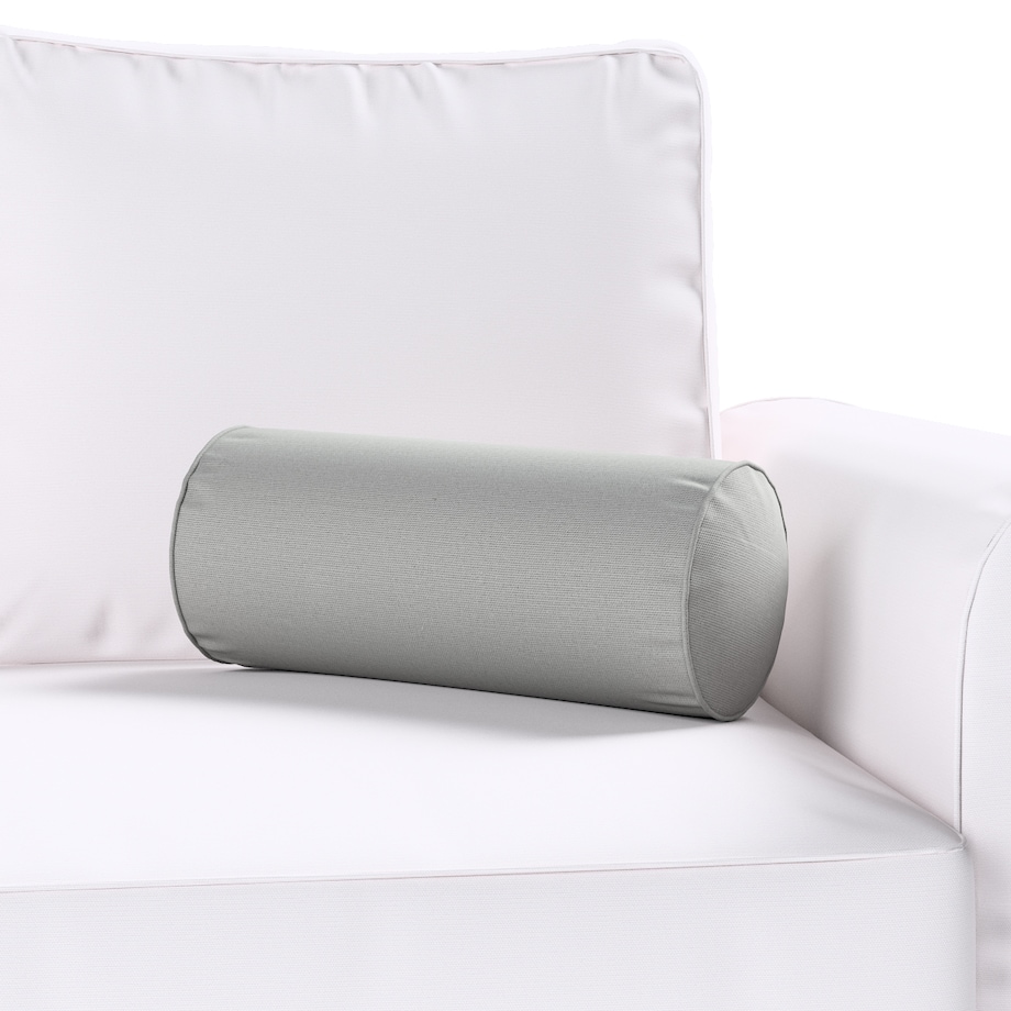 Poduszka wałek prosty, szary, Ø16 x 40 cm, Loneta