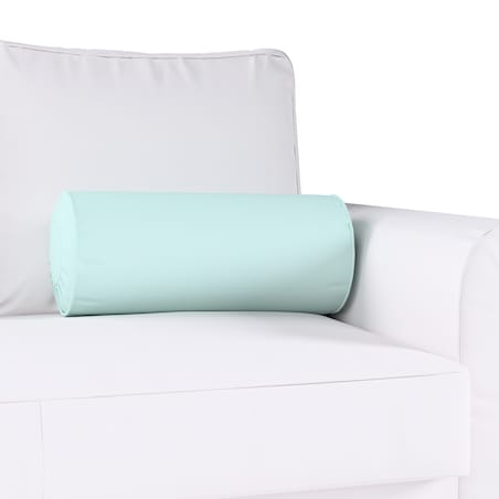 Poduszka wałek z zakładkami, pastelowy błękit, Ø20 x 50 cm, Cotton Panama