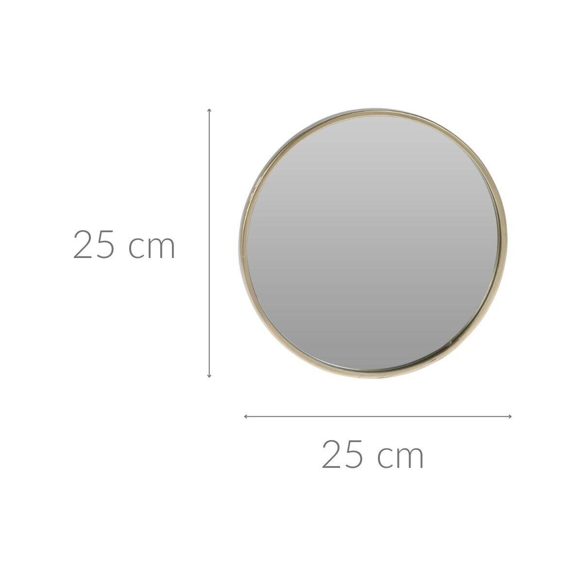 Lustro dekoracyjne CHAMPAGNE, Ø 25 cm