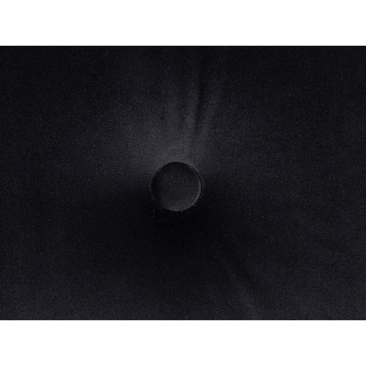 Ławka do sypialni welurowa czarna YORKTON