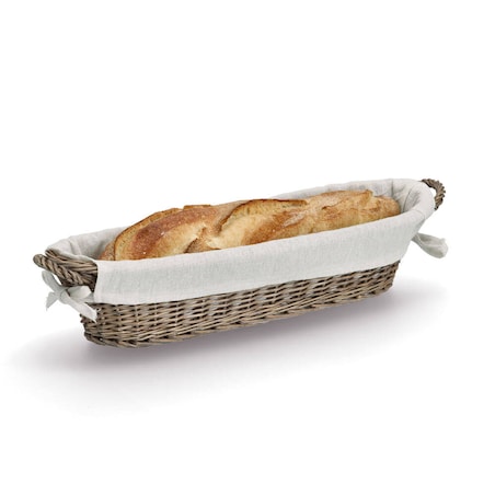 Wiklinowy koszyk na chleb, 49 x 14 x 10 cm