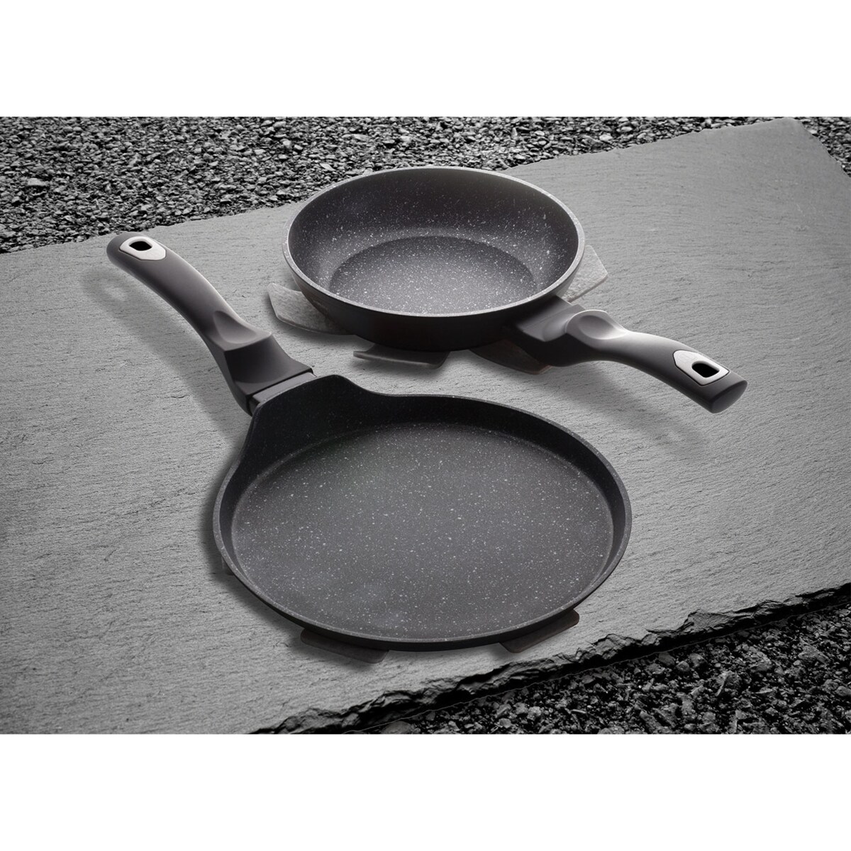 Patelnia do naleśników 25cm BERLINGER HAUS Black Silver