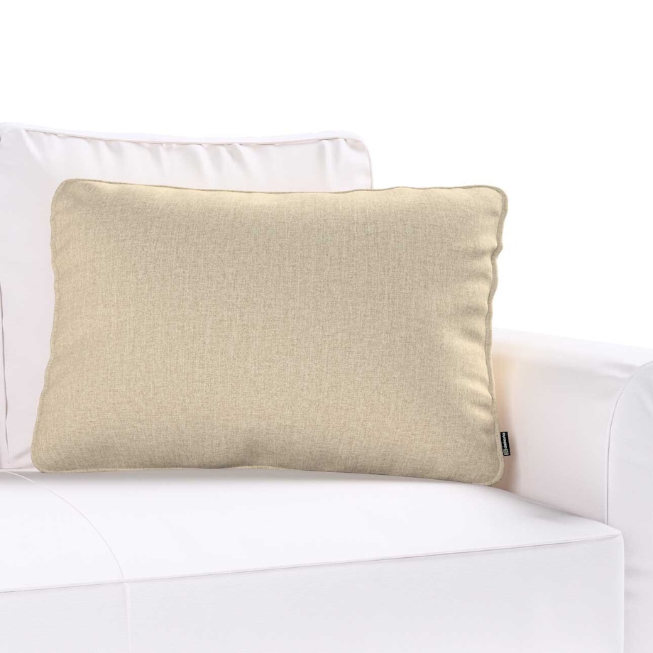 Poszewka Gabi na poduszkę prostokątna 60x40 szaro-beżowy szenil