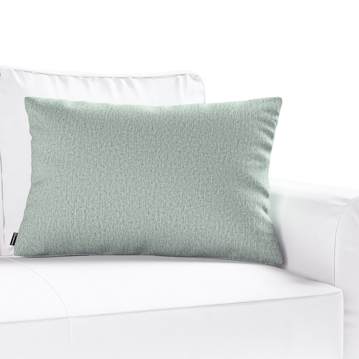 Poszewka Kinga na poduszkę prostokątną 60x40 beżowo-eukaliptusowy