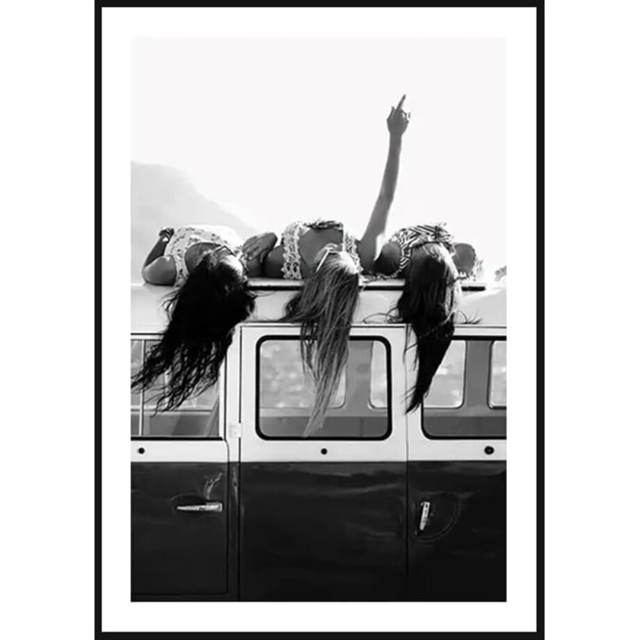 Poster Story, Plakat, Obraz - Przyjaciółki na Zawsze, wymiary 21 x 30 cm