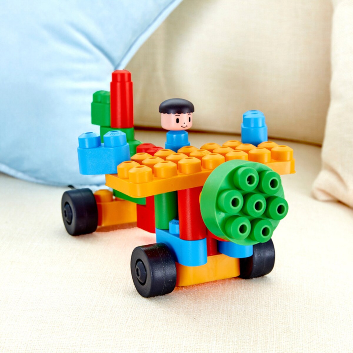 Miękkie Klocki Konstrukcyjne Kreatywny Zestaw Startowy 25 el. 18m+ PolyM