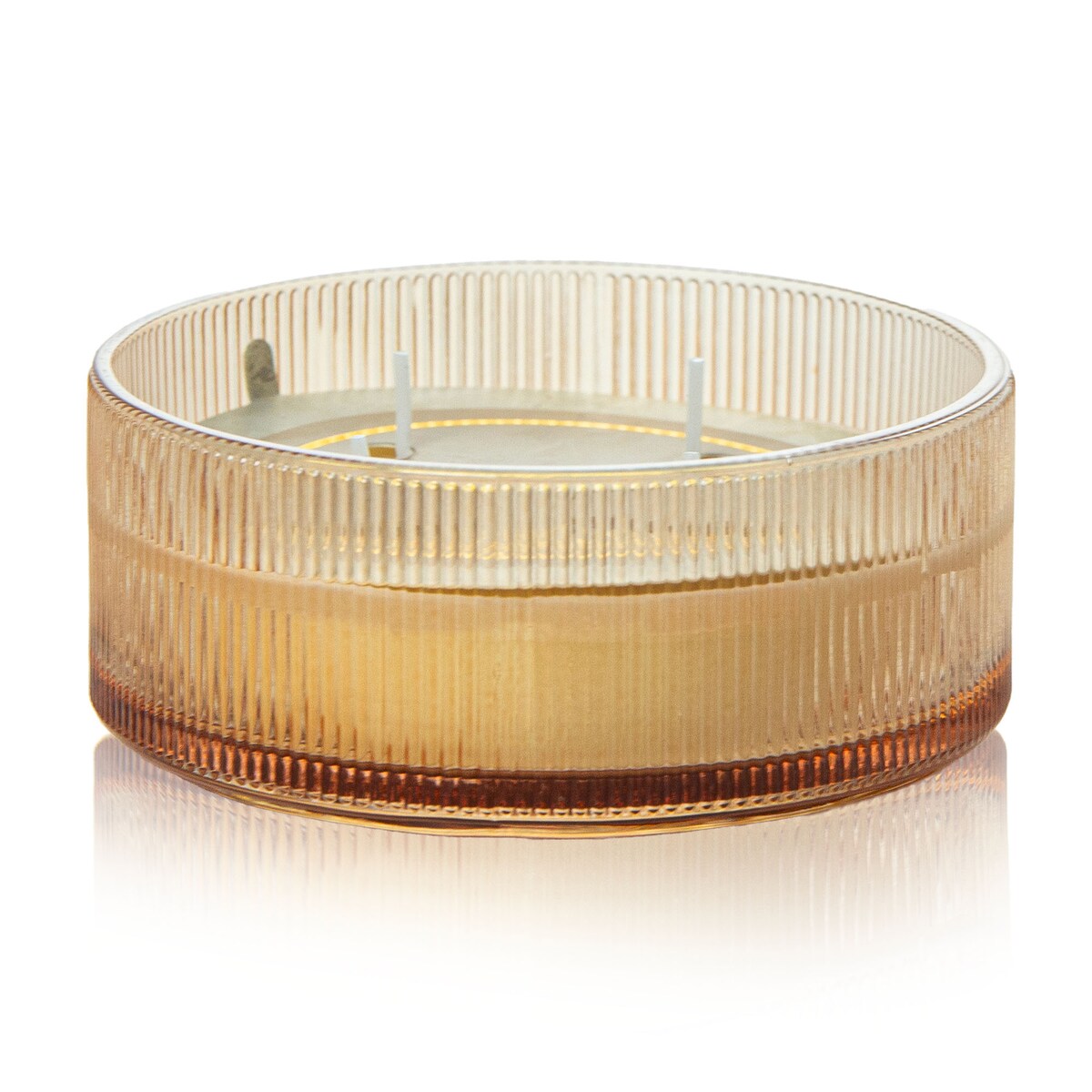 Świeca Zapachowa Świeczka Wild White Tea Świąteczna 13 Cm Okrągła Dekoracja Szklana