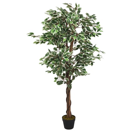 vidaXL Sztuczny fikus, 1008 liści, 180 cm, zielony