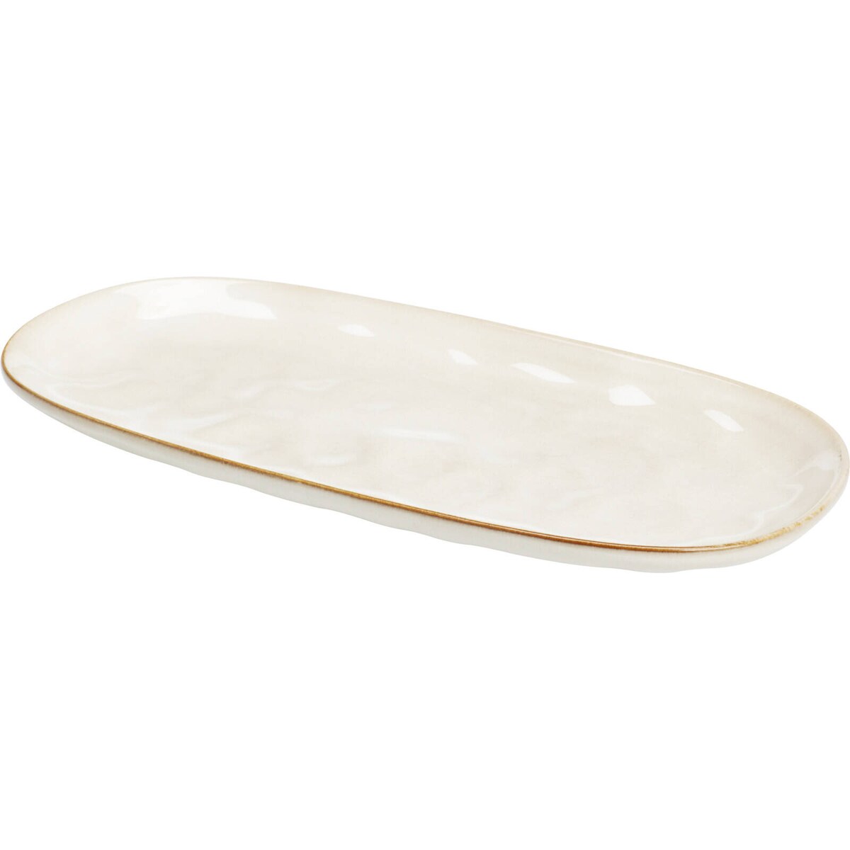 Półmisek o strukturze kamienia LAPIS tłoczony, 31,5 x 15 cm