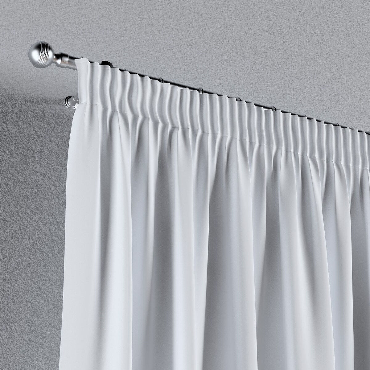 Zasłona na taśmie marszczącej 1 szt. 130x245 biały