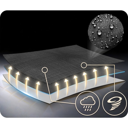 Huśtawka ogrodowa Neo-Sport Swingo bocianie gniazdo fotel wiszący 110 cm czarna