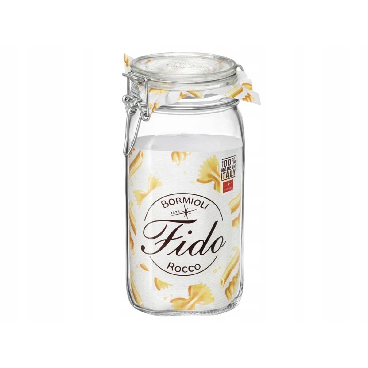 SŁOIK POJEMNIK hermetyczny 1,5 L BORMIOLI FIDO na żywność kapustę grzyby