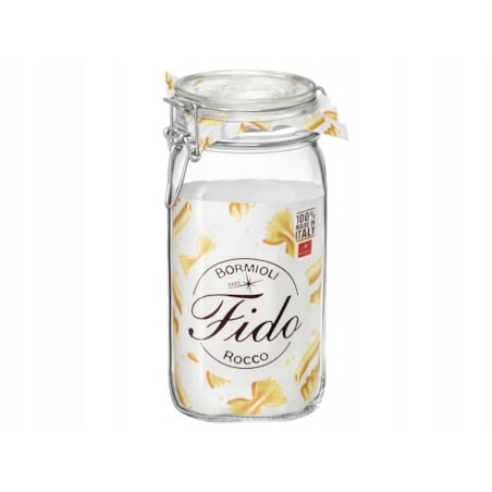 SŁOIK POJEMNIK hermetyczny 1,5 L BORMIOLI FIDO na żywność kapustę grzyby