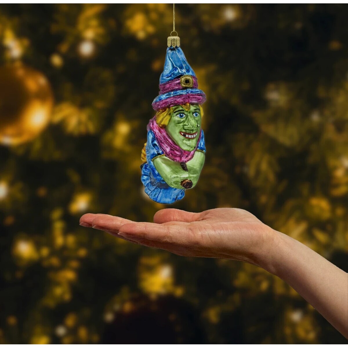 Bombka choinkowa: Wiedźma na miotle