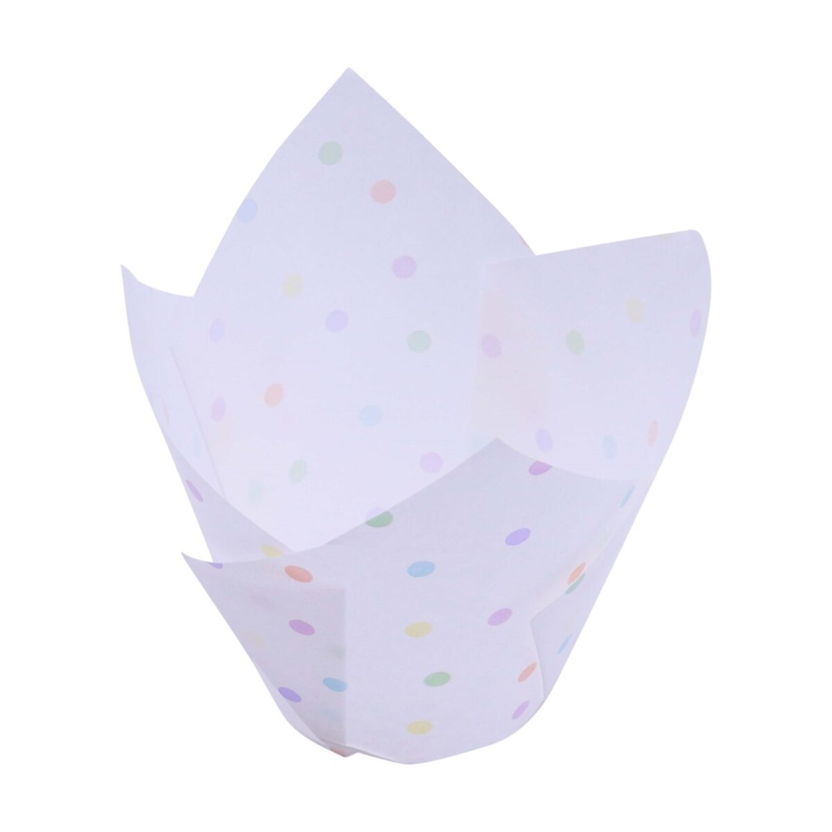 PME Papilotki tulipanowe do muffinek - motyw groszki (24 sztuki)