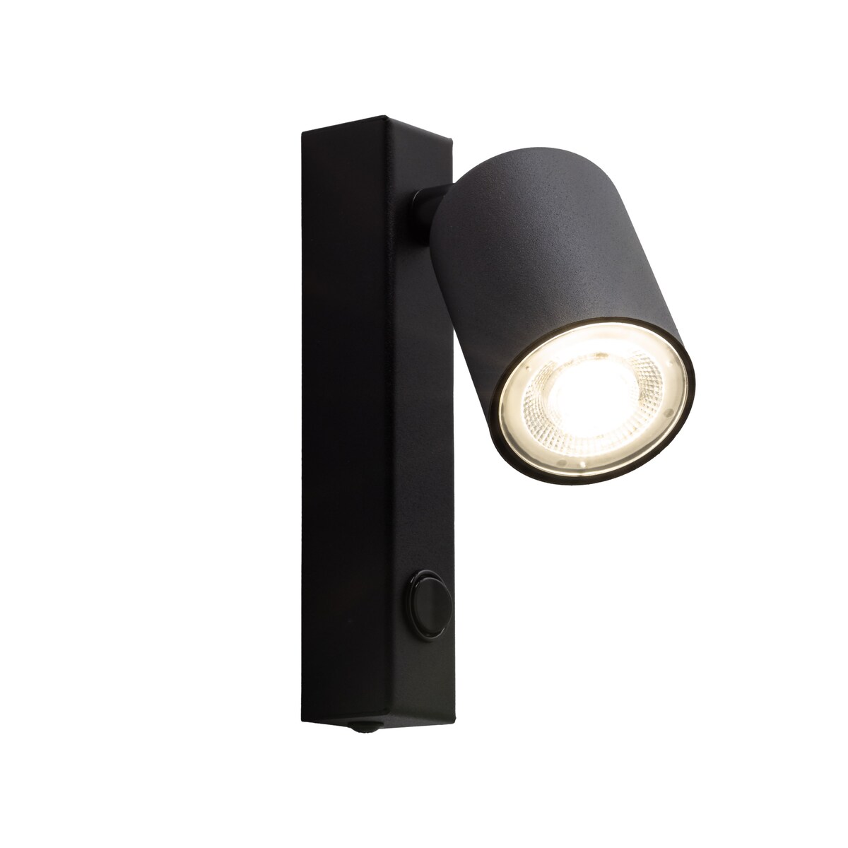 Kinkiet ścienny ruchomy z włącznikiem TK Lighting NEX Black GU10 czarny loftowy 11364