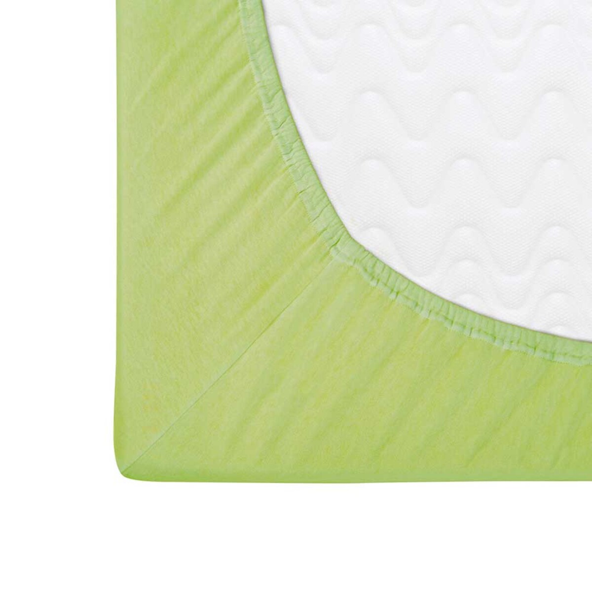 Prześcieradło jersey z gumką 90x200 kolor Limonka